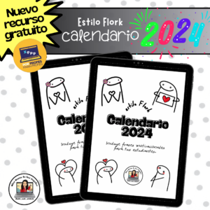 • Calendario 2024 estilo Flork •