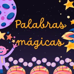 Cartel de palabras mágicas