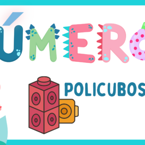 Flash cards Números del 1 al 10 con policubos