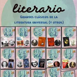 Abecedario Literario. Grandes clásicos de la literatura (y otros)