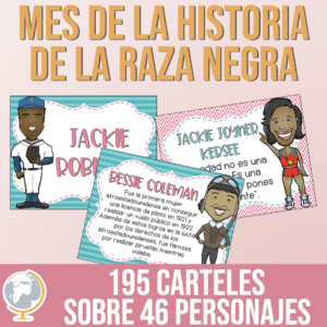 Mes de la historia de la raza negra Carteles