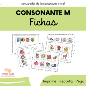 Fichas consonante M