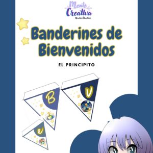 Banderines de Bienvenidos: El Principito