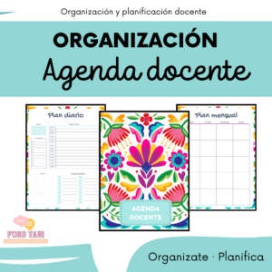 Agenda docente Colorful