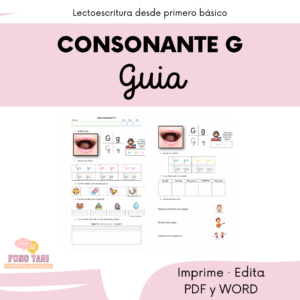 Guia consonante G