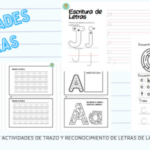 Pack actividades letras A - Z