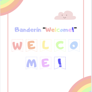 Banderín "Welcome"