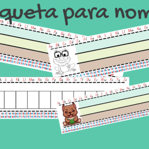 Etiquetas para nombres