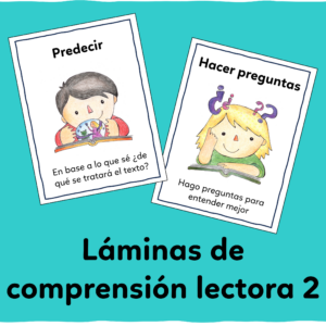 Láminas de comprensión lectora 2