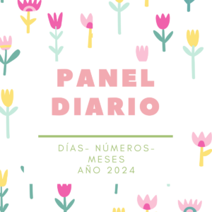 Panel diario calendario