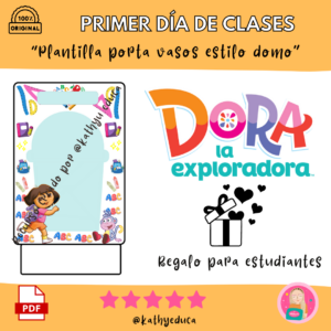 Porta vaso estilo Domo de Dora la Exploradora