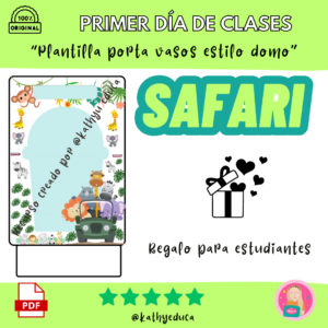 Porta vaso estilo Domo (Safari)