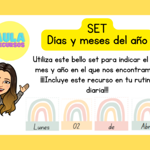 Set días y meses del año