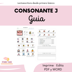Guia consonante J