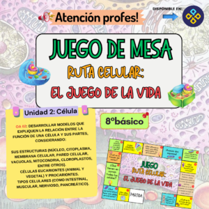 Juego de mesa: Ruta celular: El juego de la vida