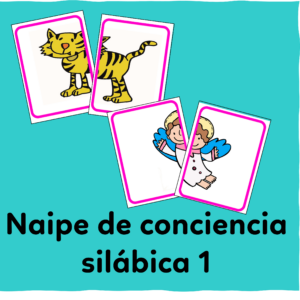 Naipe de conciencia silábica 1