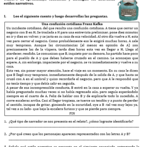 Guía "Estilos narrativos"