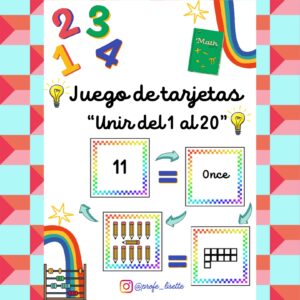 Tarjetas Unir del 1 al 20 COPISI