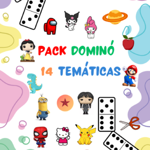 Pack Dominó 14 temáticas