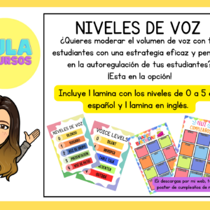 Niveles de voz para el aula