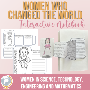 Women in STEM interactive notebook