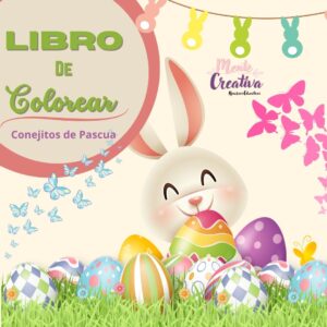 Libro de colorear: Conejitos de Pascua