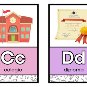 Abecedario temática colegio