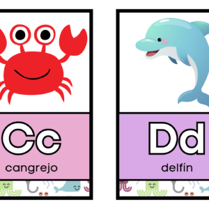 Abecedario temática mar