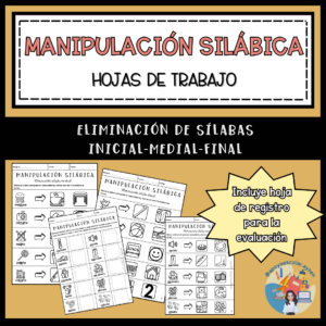 Manipulación silábica eliminación de sílabas