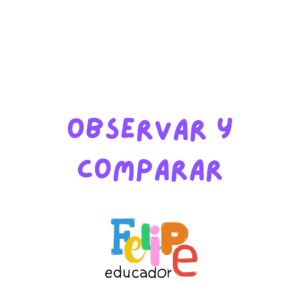 Observar y comparar - PreKínder y Kínder