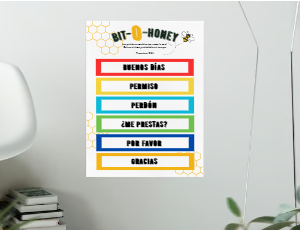 Poster palabras amables