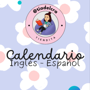 Calendario inglés español