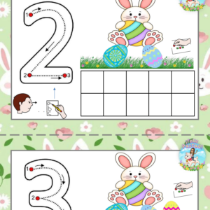 jugando con los numeros en Pascua 0 al 9