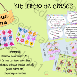 Kit Inicio de año escolar
