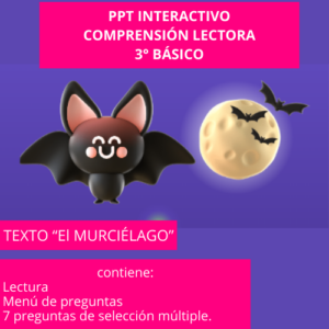PPT interactivo comprensión lectora 3° básico