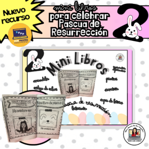 2 Mini Libros para celebrar pascua de resurrección.