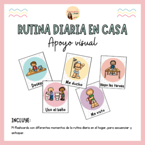 Rutina en casa - apoyo visual