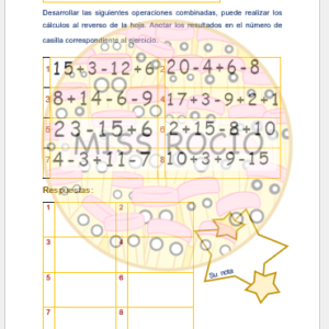 TICKET DE SALIDA OPERACIÓN COMBINADA (SUMA - RESTA)
