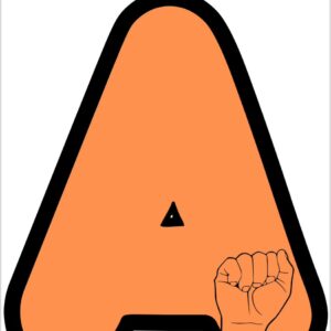 Abecedario con lengua de señas