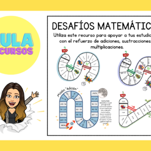 Juegos matemáticos: adición, sustracción, multiplicación.
