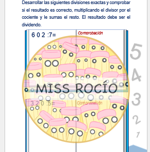 GUÍA DE EJERCICIOS DE DIVISIONES