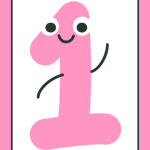 Material números 1 al 20 (Número - palabra - cantidad)