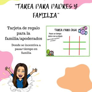 Tarjeta - tarea para padres