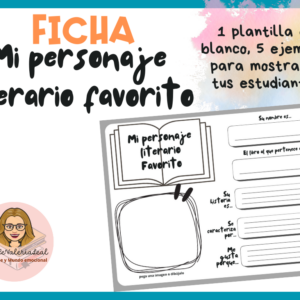 Ficha Mi personaje literario favorito