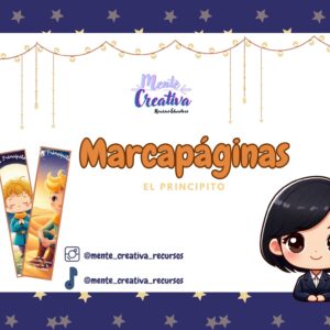 Marcapáginas para el Día del Libro: El Principito