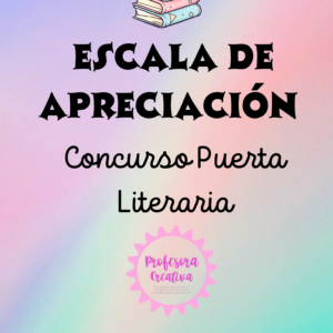 PAUTA DE APRECIACIÓN PUERTA LITERARIA DIA DEL LIBRO