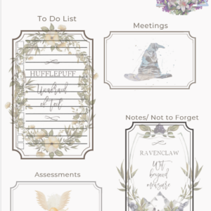 Planificador Docente Harry Potter