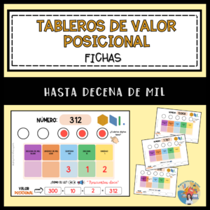 Tableros de valor posicional - hasta decena de mil
