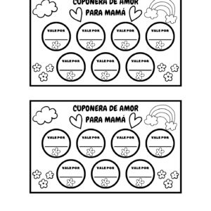 Cuponera día de la mamá