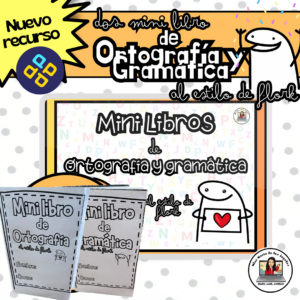 Set de mini libros de Ortografía y Gramática (a color y blanco&negro).